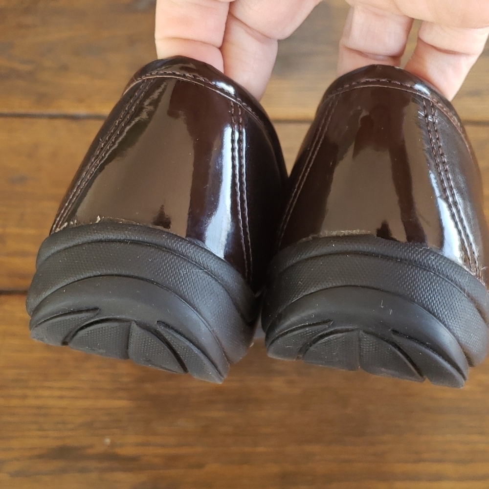L.L. Bean women's brown leather loafers size 9.5 - Picture 3 of 10